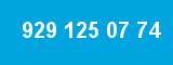 929 125 07 74